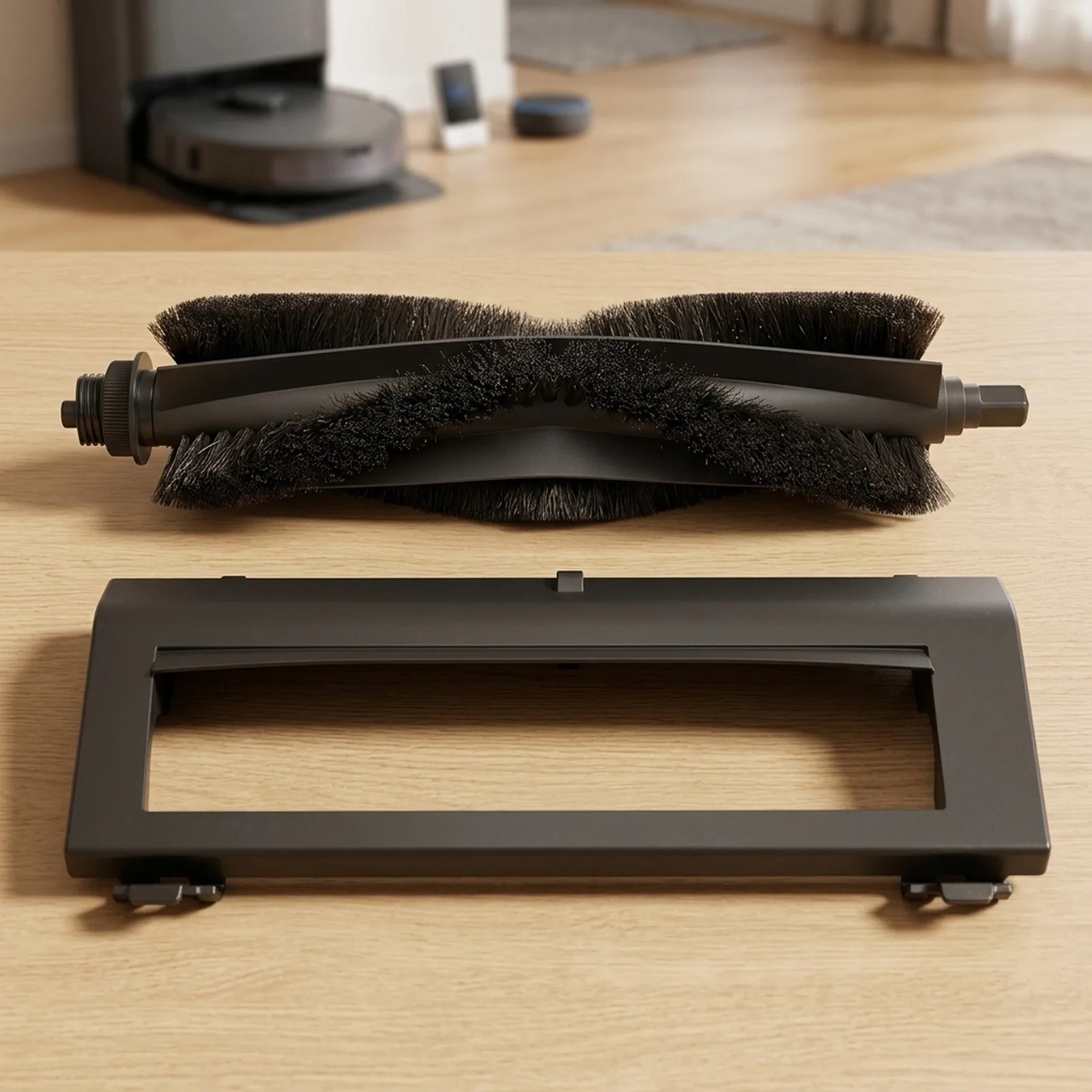 Daily Use for Home Cleaning Replacement Guard for eufy L50 Brush Black Sturdy Material Debris Removal Reliable Protection Dust