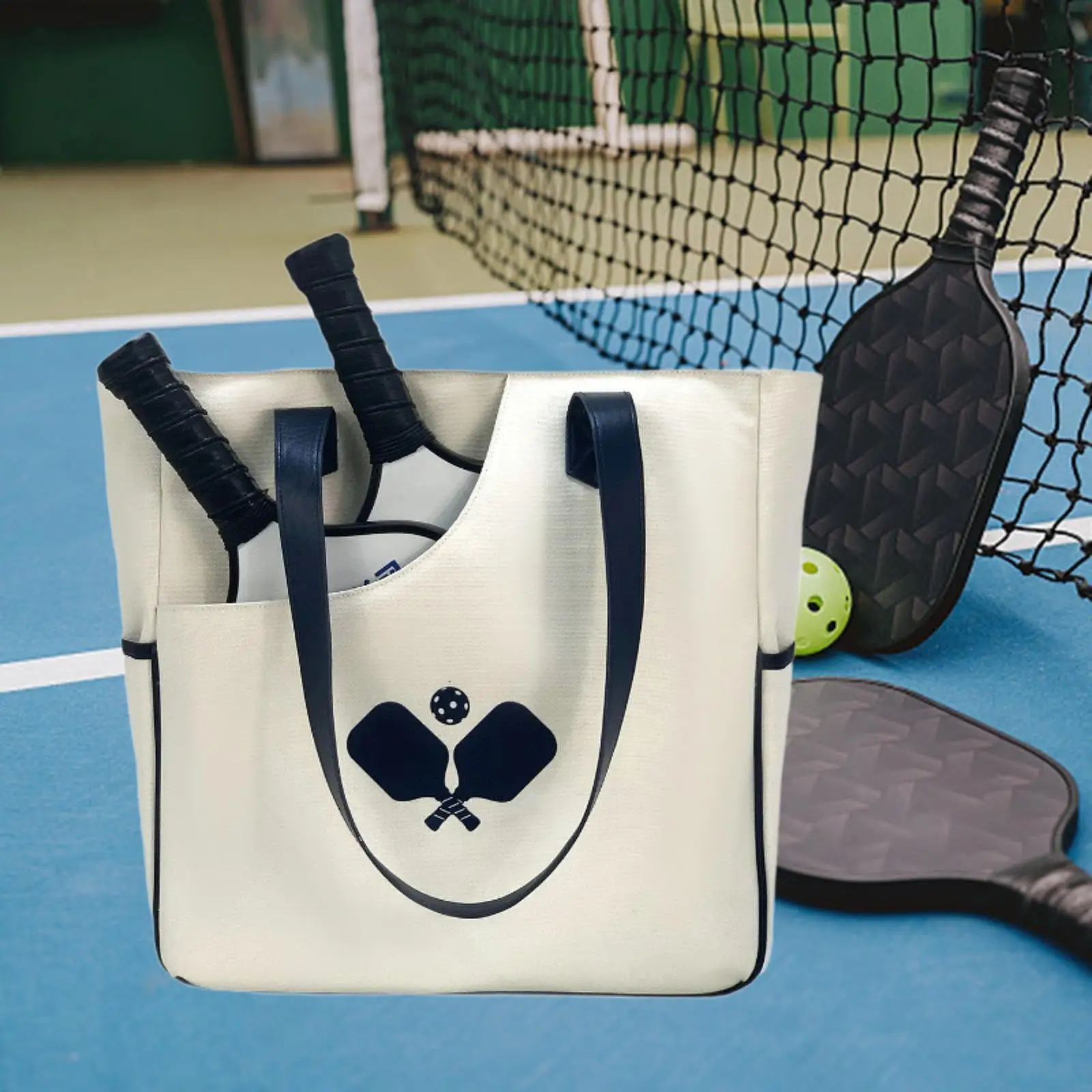 Tennis Tote Bag Professional met Rits Beginners Tennisschoudertas