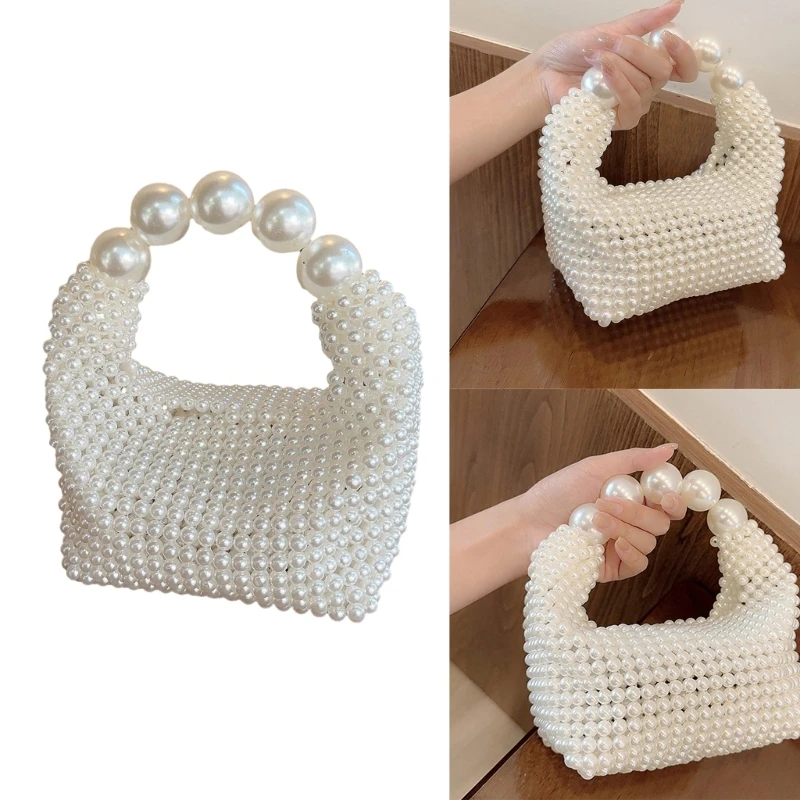 Fashionable Travel Tote Bags Evening Bag Beaded Handbag for a  Look