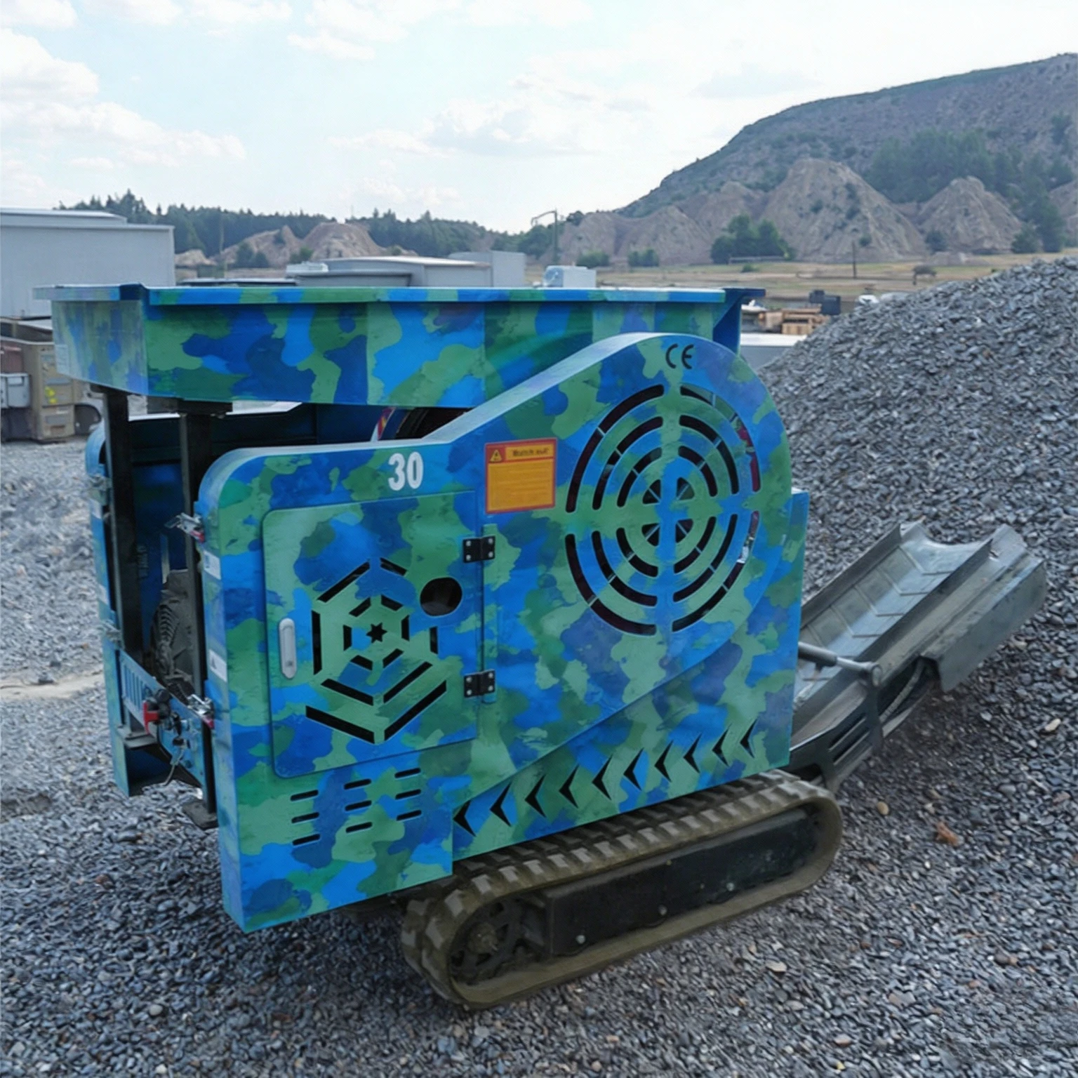 Mobile Crushing Plant Portable Diesel Jaw Crusher Compact Mobile Concrete Crusher for On‑Site Construction Crushing Projects