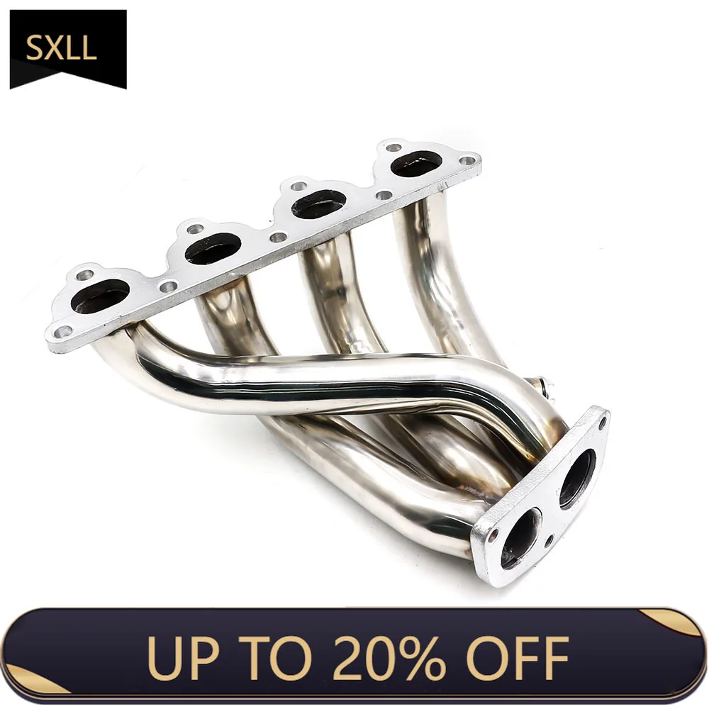 

SXLL K20 K24 Exchangeable Exhaust Header 304 Stainless Steel Manifold