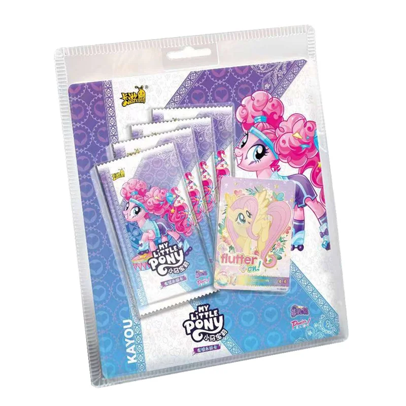 KAYOU My Little Pony Collection Cards New Anime Rare Album Collector\'s Edition Card Party Playing Game Card Toys Gift Boxes