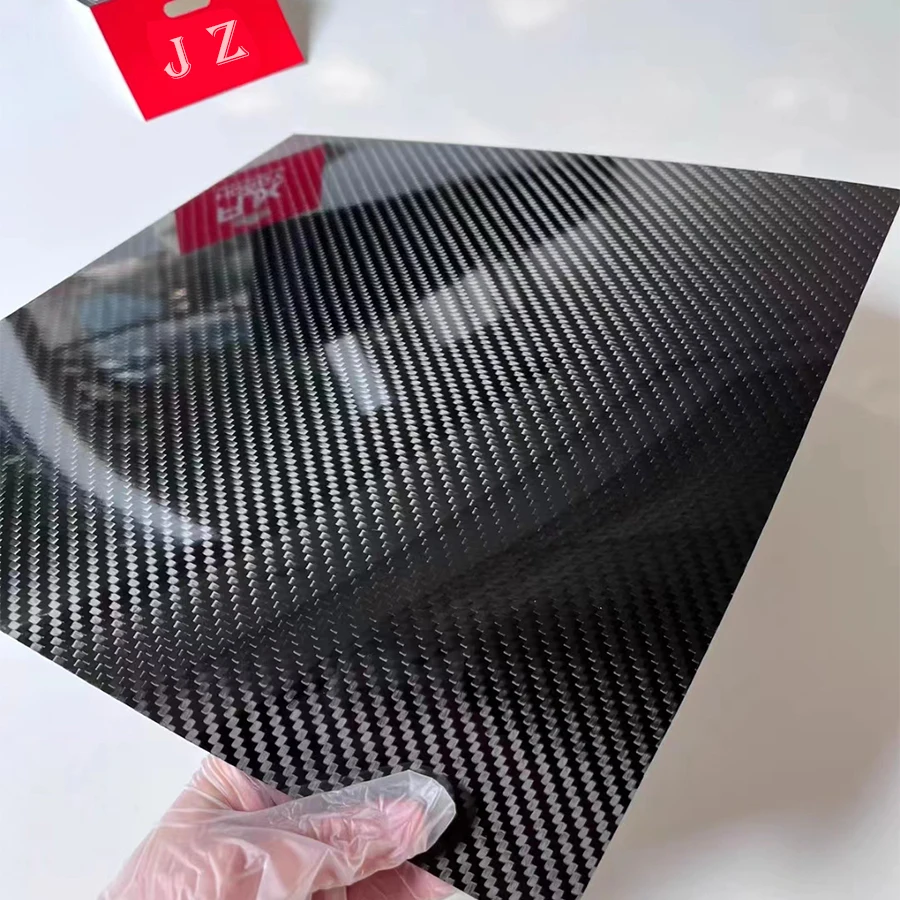 1pcs 200mm X 400mm Real Carbon Fiber Plate Panel Sheets 0.5mm 1mm 1.5mm 2mm 3mm 4mm 5mm thickness Composite Hardness Material