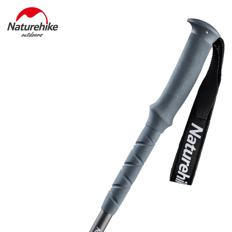 Imagem -04 - Naturehike-aluminum Alloy Trekking Pole Bengala ao ar Livre 3-seção Telescópica Folding Caminhadas Escalada Outer Lock 7075