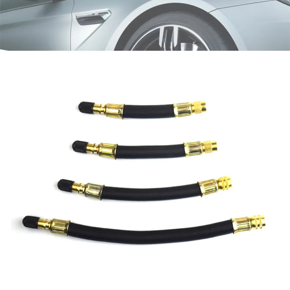 

Portable Car Tire Valve Extension Twin Wheel Flexible Truck Valve Adapter 11/17/19/21cm Rubber Valve Stem Extender