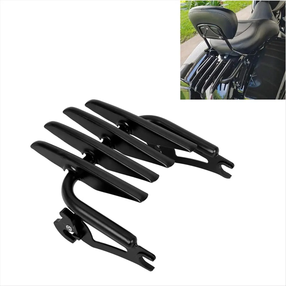[ABAB] Motorcycle Modified Rear Rack Shelf Luggage Rack for Harley Touring Street Electra Glide Road King