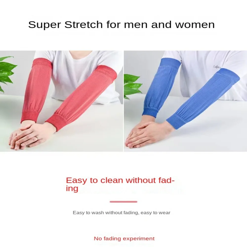 Long Gloves Arm Sleeves UV Protection Basketball Sun Protection Sleeves Kitchen Accessories Cooking Arm Cover Men Women