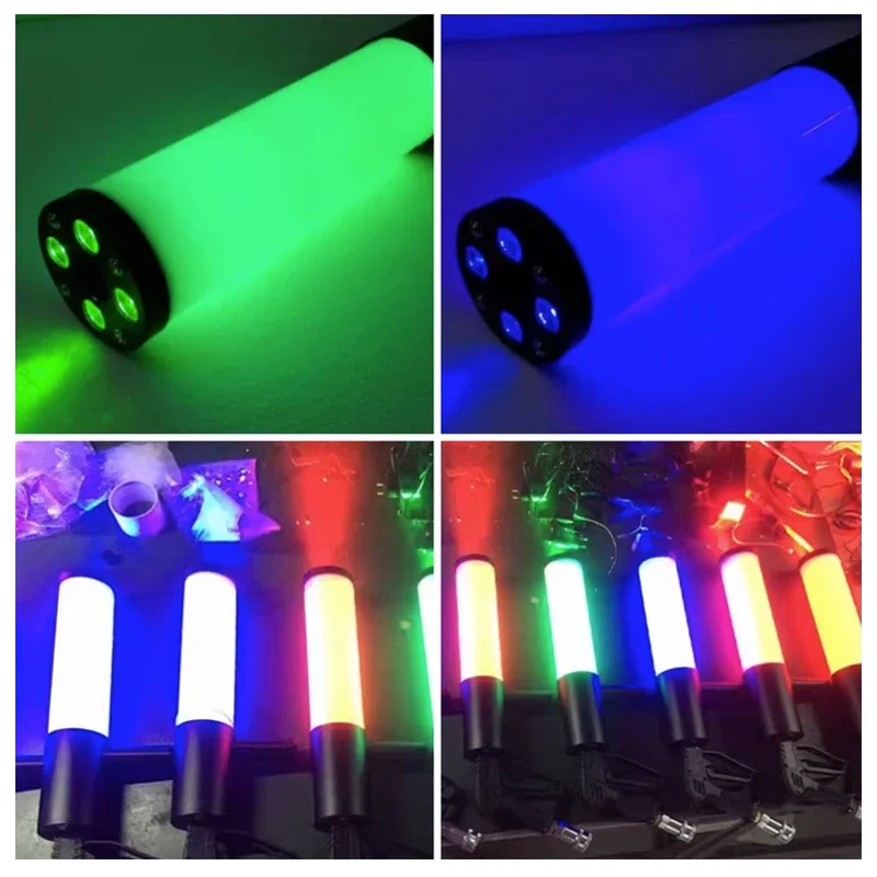 

New Handheld Fog Machine RGB LED CO2 Cannon Gun Jet Machine Club Bar DJ Effects Equipment Fog Spray Cannon Blower Machine