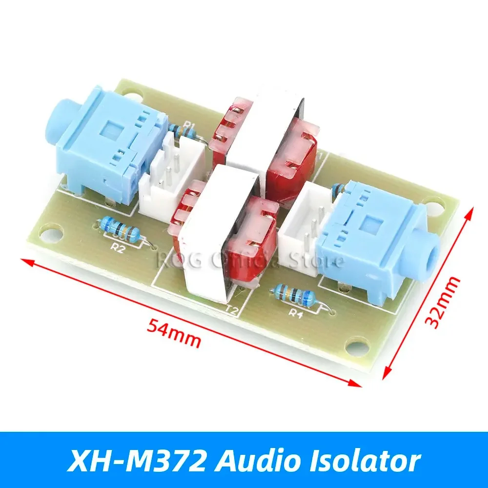 XH-M372 Stereo /Audio Isolator Vehicle Common Ground Suppression Interference Noise Isolation Module Transformer Coupler - view 4