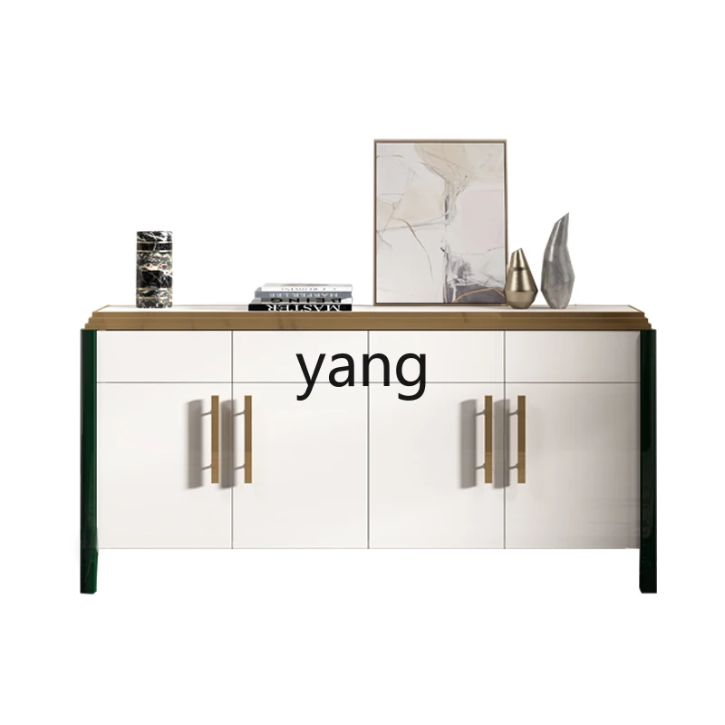 

Yjq modern simple entrance cabinet entrance hall is facing the decorative contrasting color side shoe cabinet