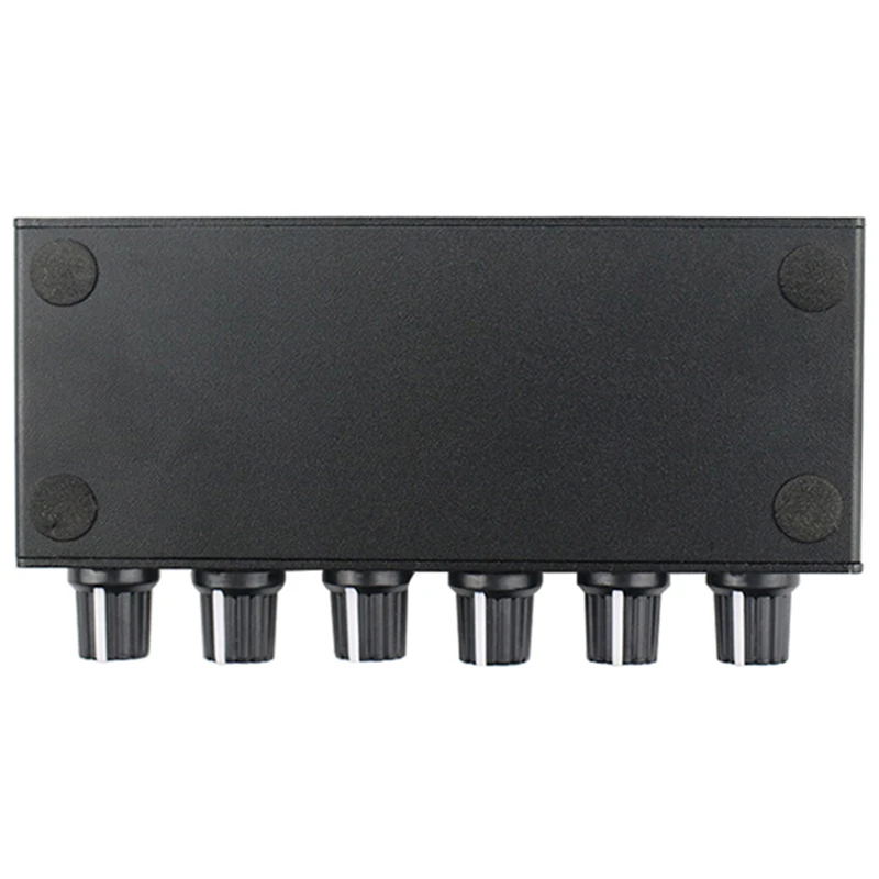 Stereo Mixer Audio (2 entrada 4 saída) empurrar quatro auscultadores ou amplificadores de potência externa Volume independente Control