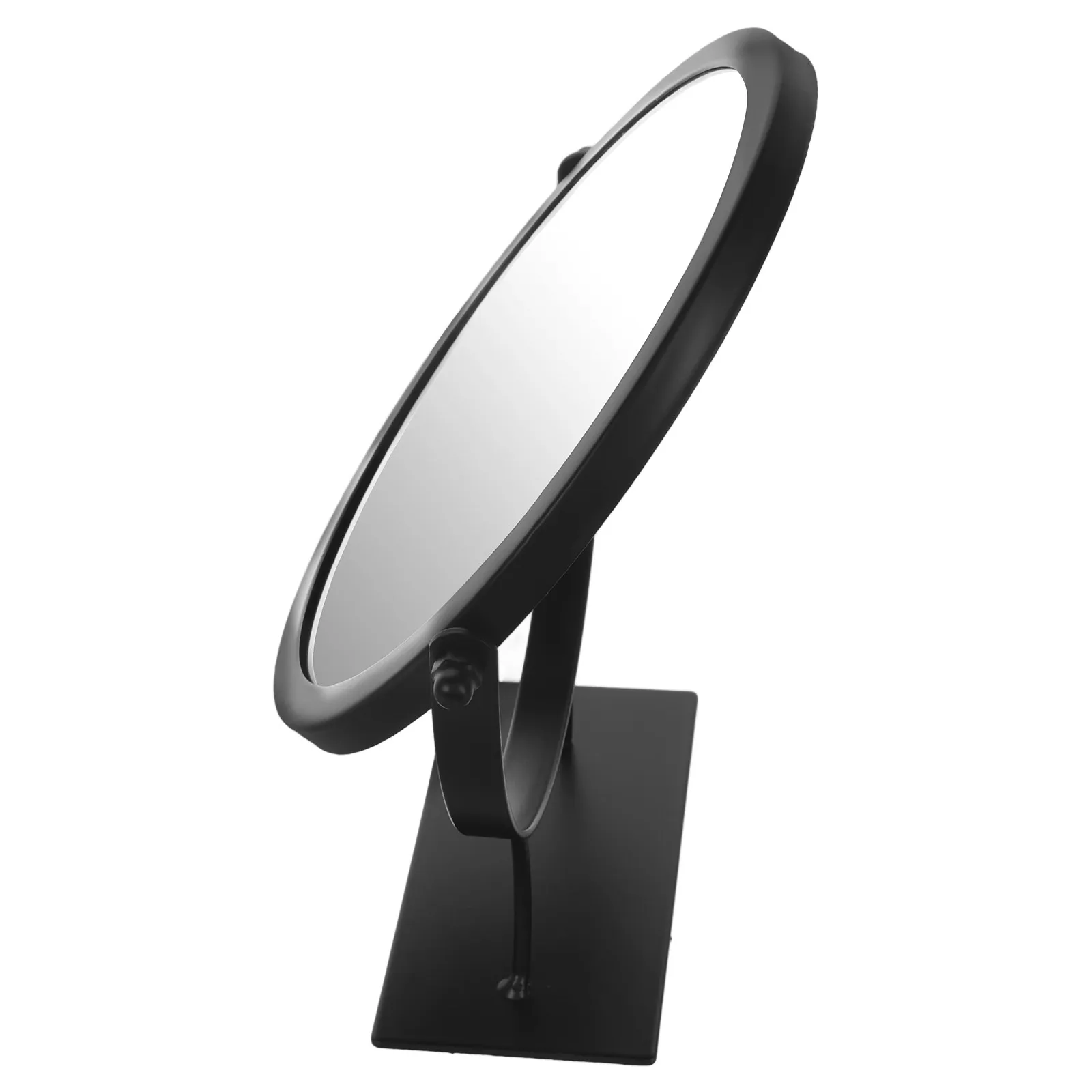 espelho-de-maquiagem-de-mesa-ajustavel-e-rotativo-com-estrutura-de-ferro-e-superficie-de-vidro-design-elegante-e-minimalista-base-estavel-para-quarto-e-sala-de-estudo