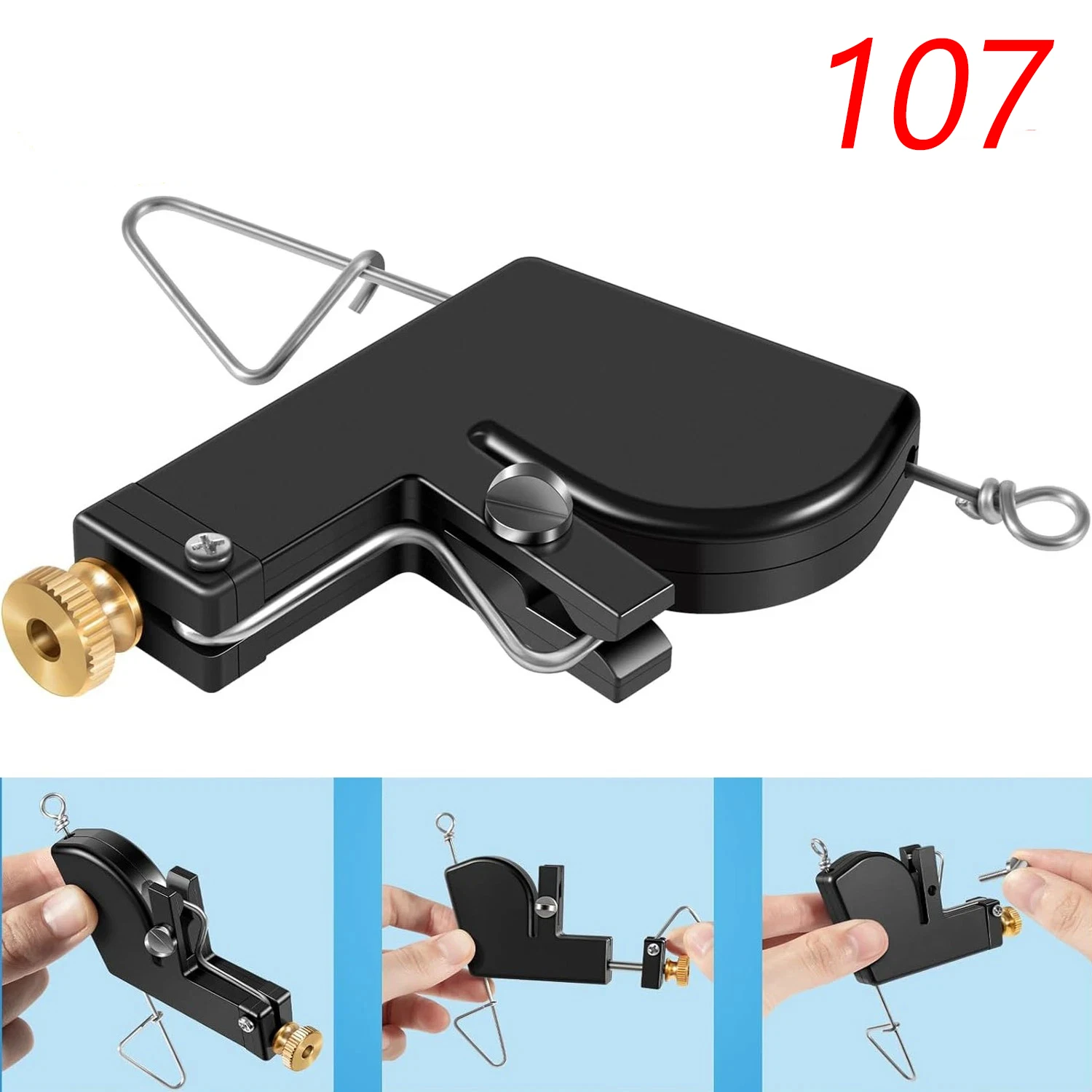 clip-di-rilascio-tm-107-per-downrigger-tensione-regolabile-0-45-lb-regolazioni-verticali-e-orizzontali-per-la-pesca-a-traina