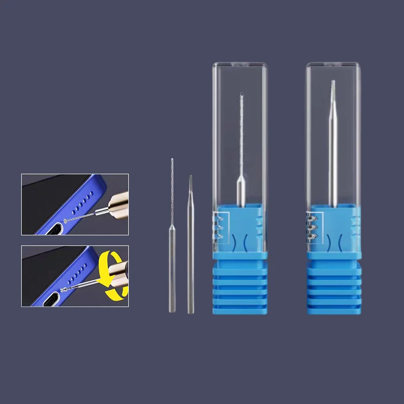 U8 Sliding Thread Drill Bit For Removes Stripped Thread Screws For Phone Bottom Reverse Out Damaged Screws Tools