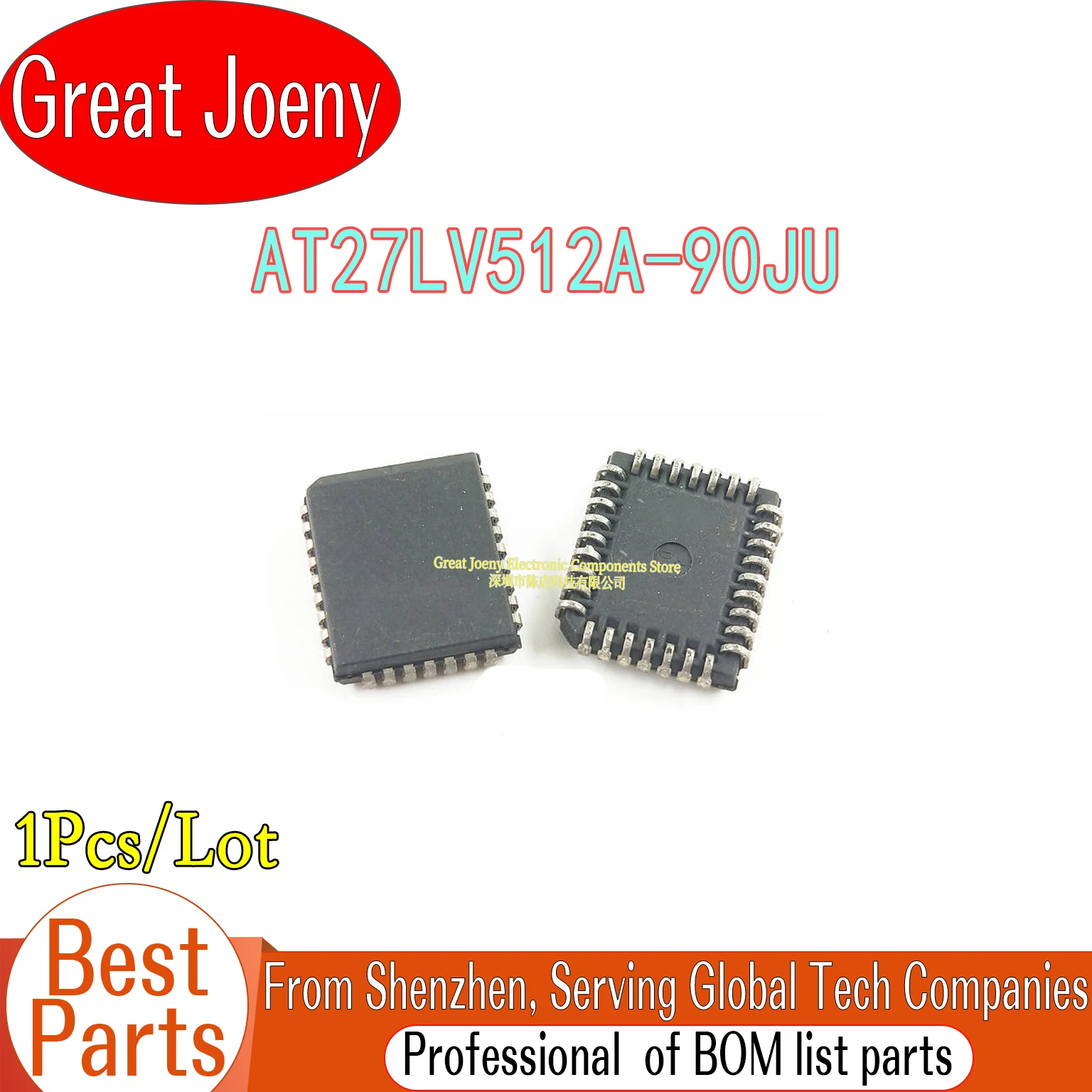 

AT27LV512 AT27LV512A AT27LV512A-90JU IC Chipset PLCC-32