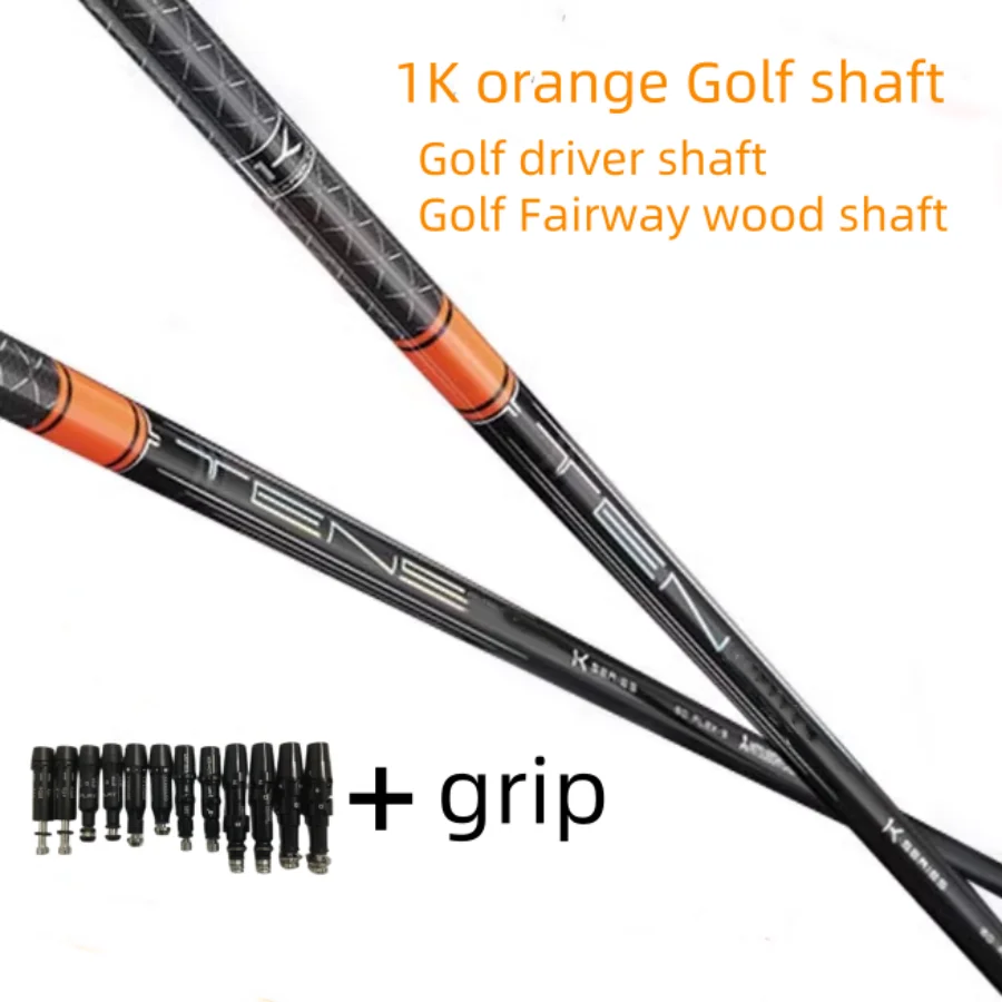 

New Golf Shaft TENSE Pro orange 1K Golf Drivers Shaft Wood Shaft SR/R/S Flex Graphite Shaft Free assembly sleeve and grip