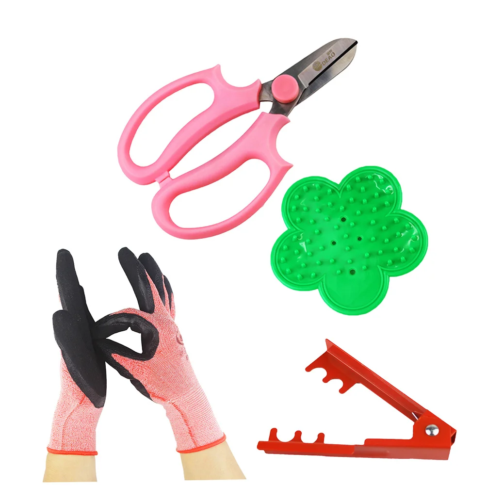 

1Set Garden Tools Professional Pruning Shears Durable Material Safety Design High Efficiency for Flower Arrangement Supplies