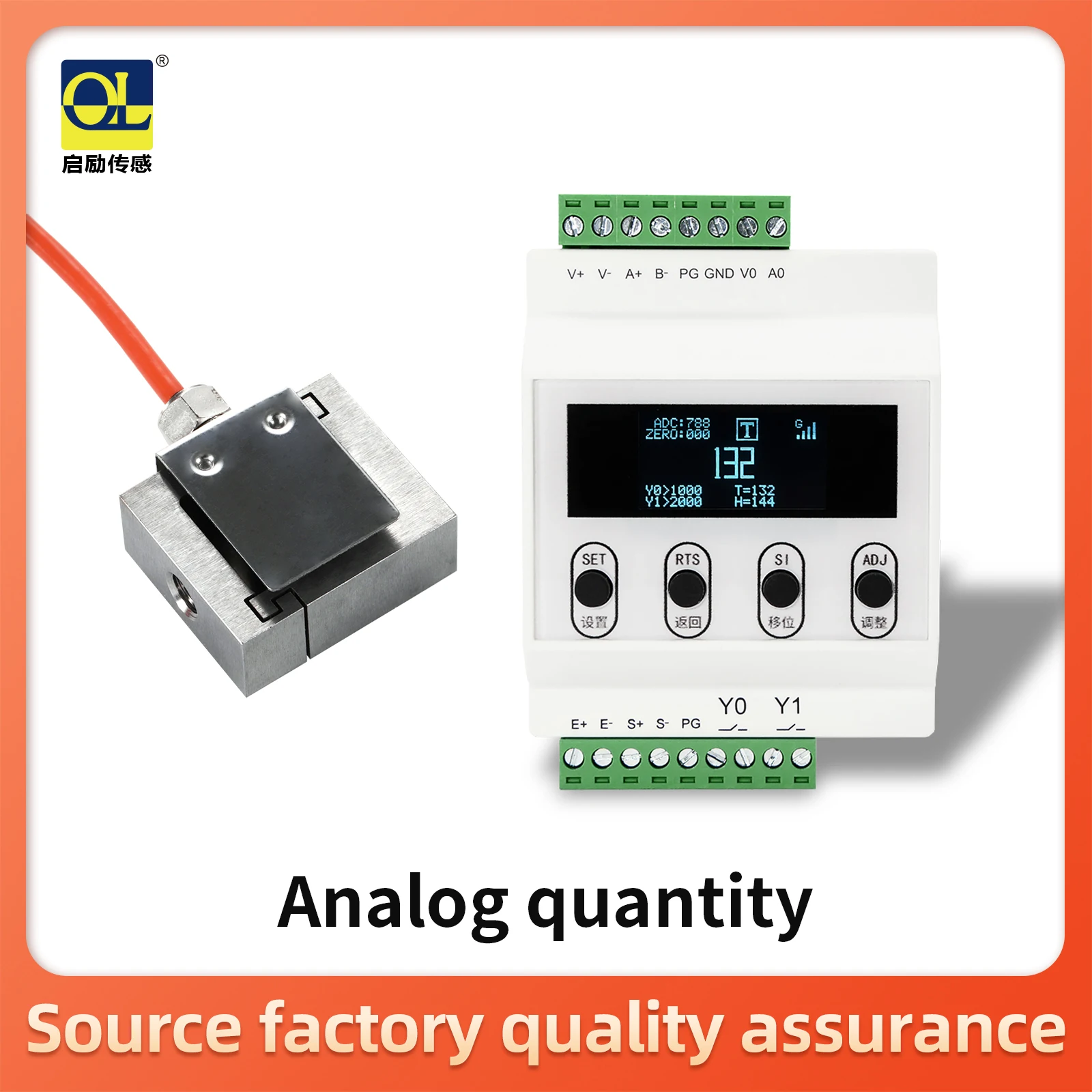 

Indicator display+Mini Type S portable pressure sensor for tension test, compression force, pressure, weight measurement