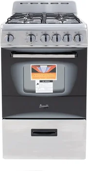 ステンレス鋼ガスレンジ、黒、gr2013cs、20