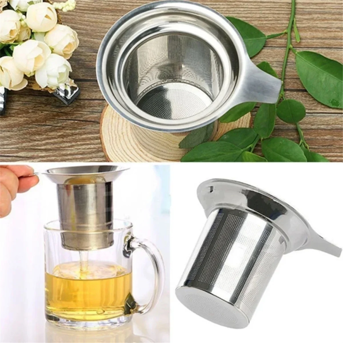 Stainless Steel Tea Strainer, Tea Maker Filter, Stainless Steel Tea Strainer, Tea Filter, Perforated Mesh