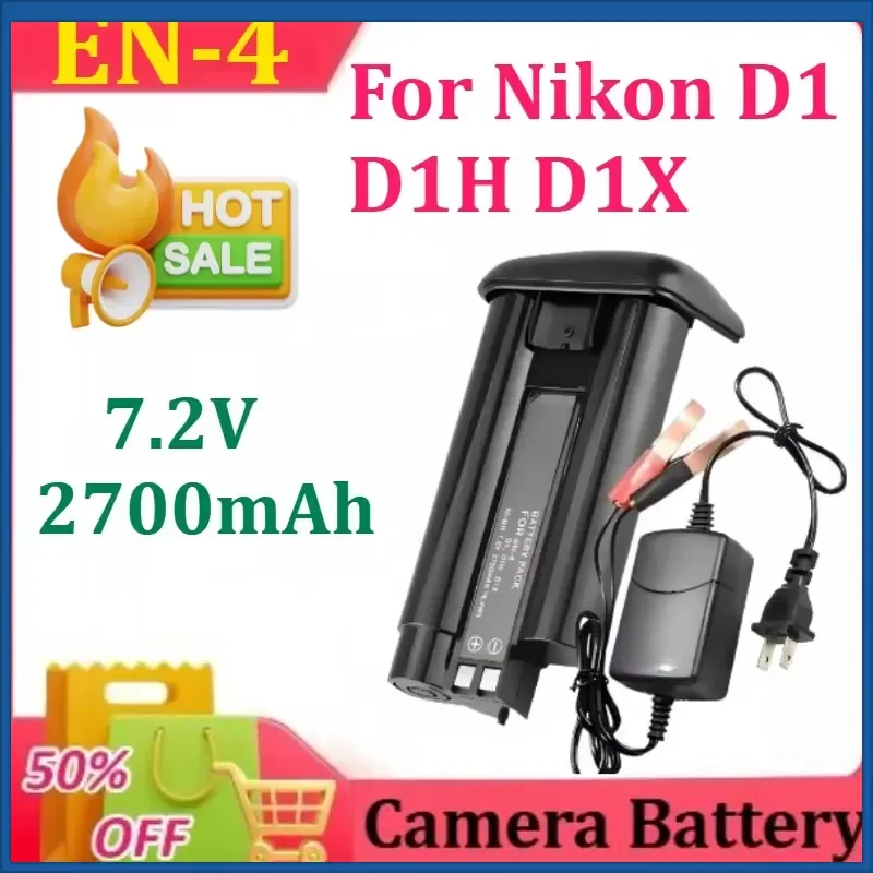 7.2V 2700mah EN-4 Battery for Nikon D1 D1H D1X Digital Camera Batteries