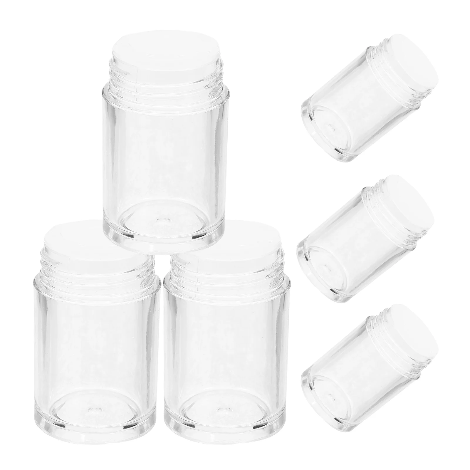 6-delige losse poederflesdispenser plastic flessen meisje cosmetica container