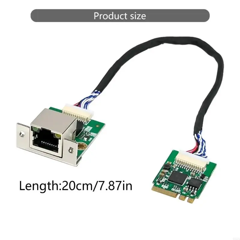 M.2 A+E 2,5 Gbit/s Ethernet Networking Card Controller 2,5 Gbit/s/1000/100Mbit/s Wärmemanagement 2,5GBASE-T-Netzwerkadapter