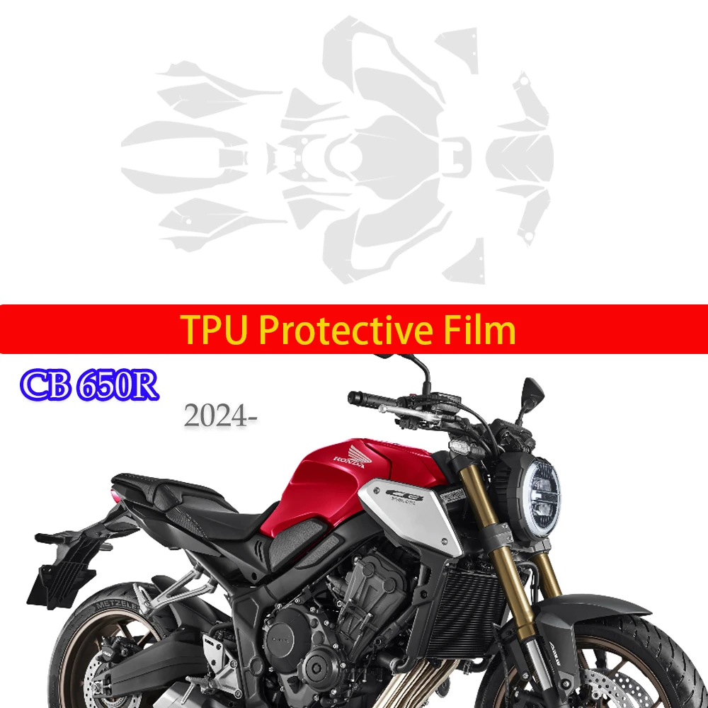 

PPF ДЛЯ HONDA CB650R 2024, защитная пленка из ТПУ, устойчивая к царапинам CB 650 R, самовосстанавливающаяся защита от краски для всего тела, глянцевый матовый