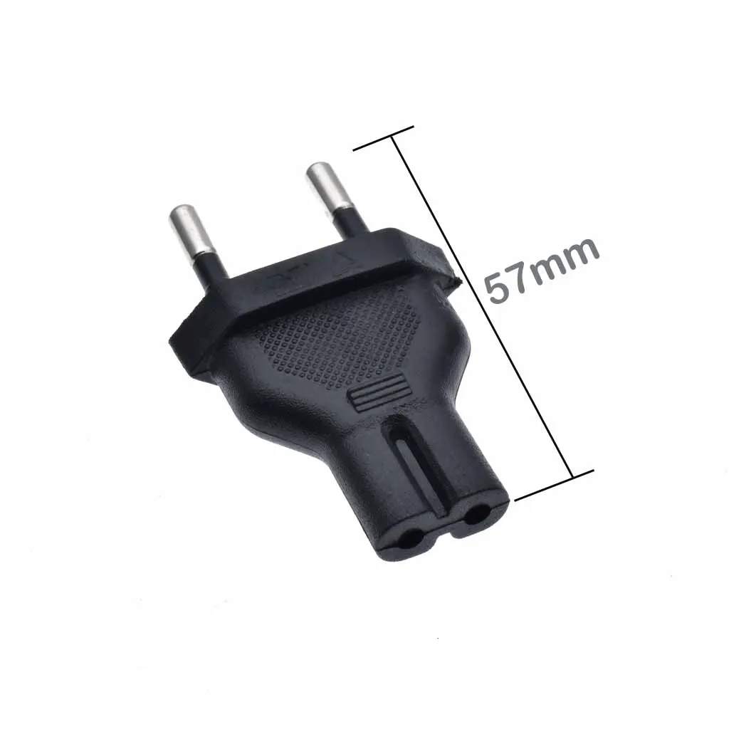 European Notebook Power Cord Adapter , 2 Prongs AC Power Cord IEC320 C7 to EU Europe CEE 7/16 2 prongs AC Outlet