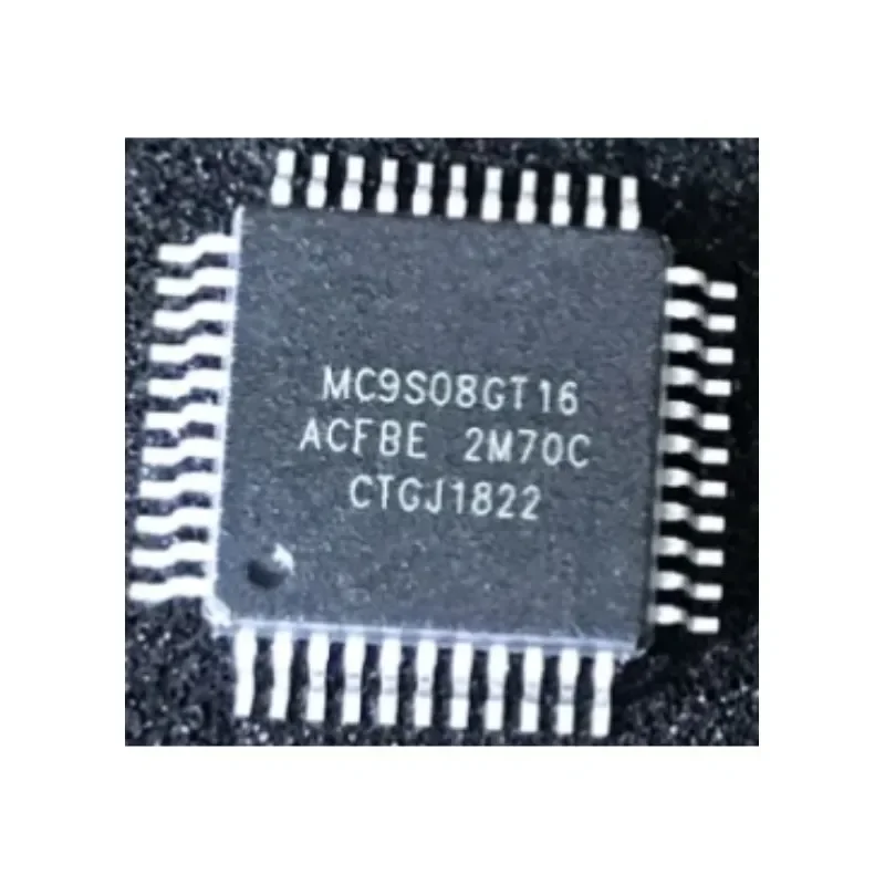 10PCS  MC9S08GT16   MC9S08GT16ACFBE  Embedded Microcontroller Chip  in Stock