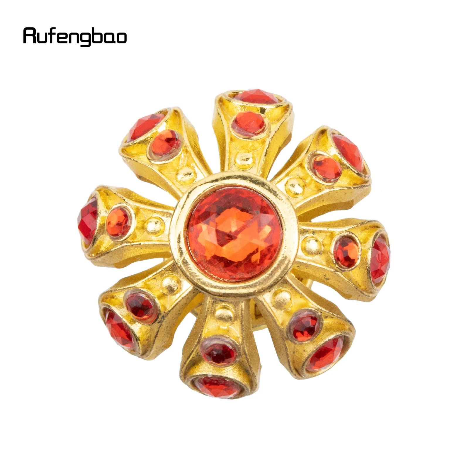 الذهبي الأحمر الكرة موضة عصا للمشي عصا الزخرفية تأثيري خمر حفلة عصرية عصا للمشي Crosier 93 سنتيمتر