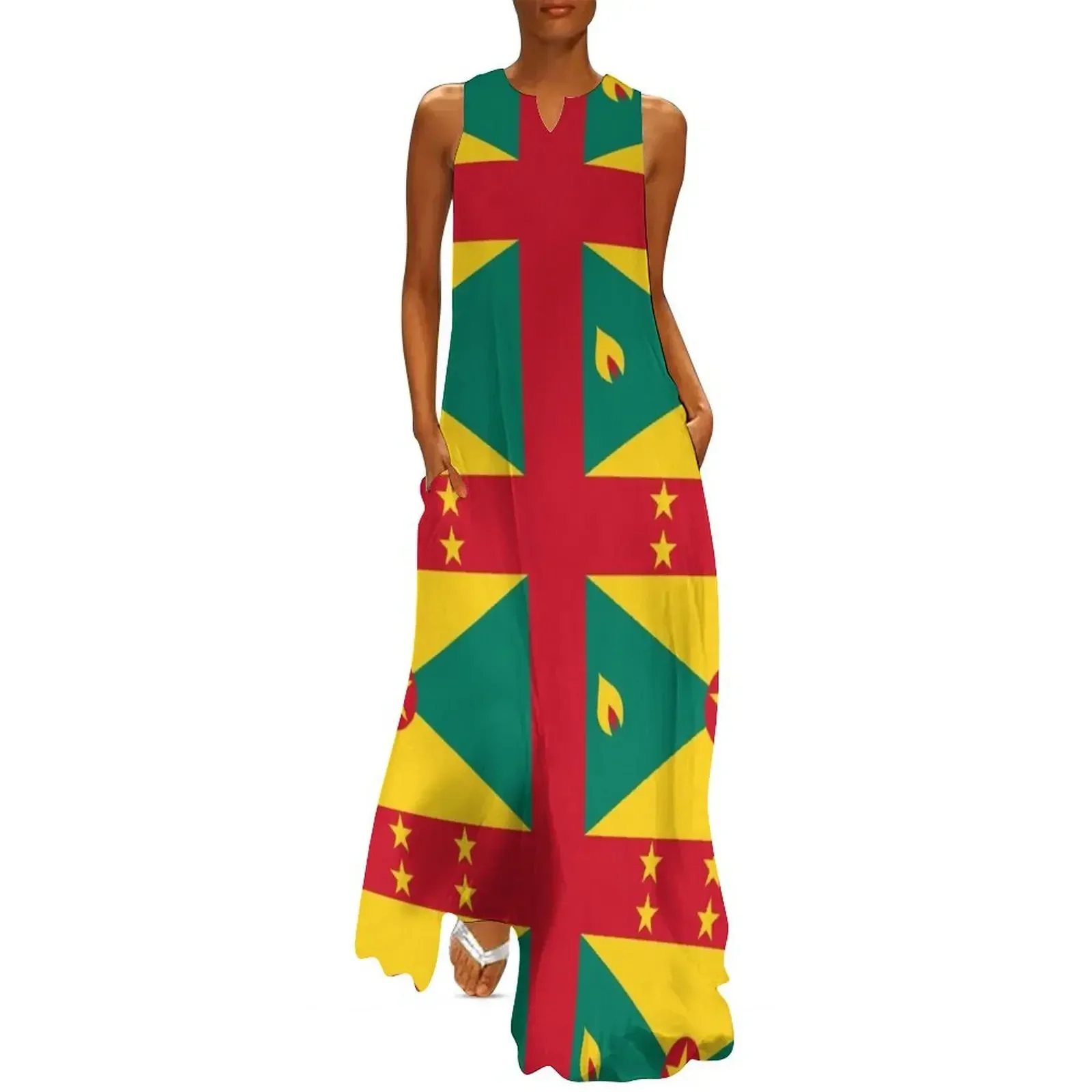 

Grenada Flag Long Dress evening dress sexy dress for women women summer 2025 women's clothing trend 2025