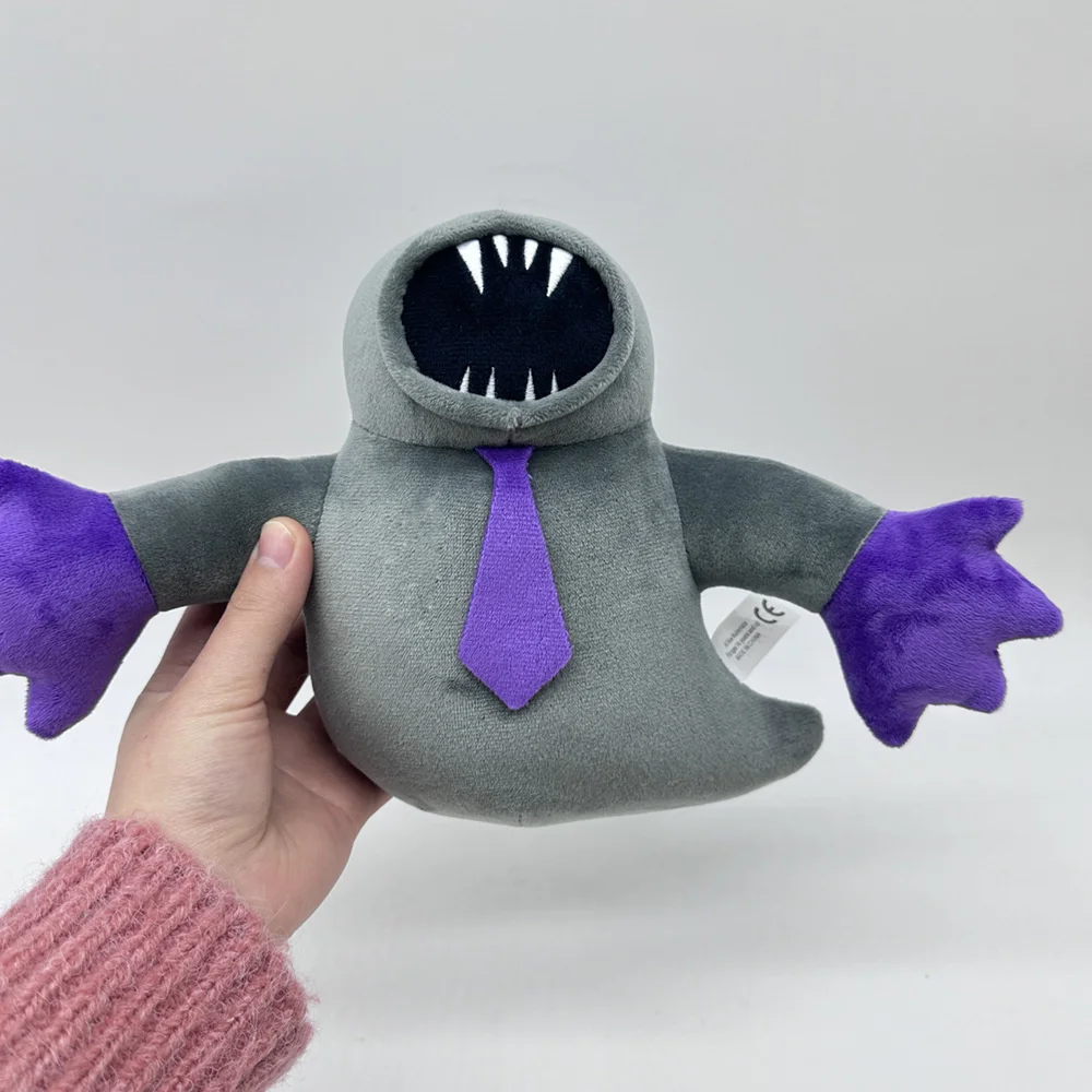 1/3pcs Garden Of Banban 6 Sir Dadadoo Plush Toys Horror Game Garten Of Banban Plush Chapter 6 Grey Open Mouth Toy Birthday Gifts