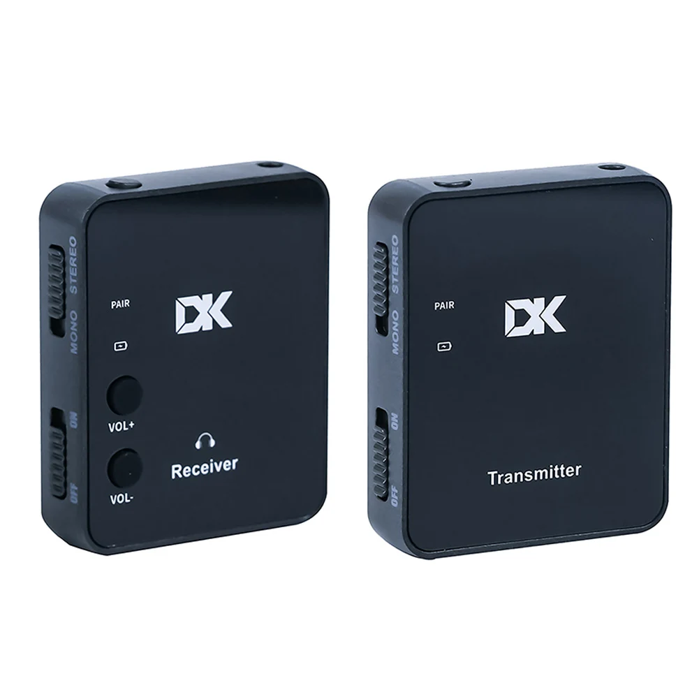 DK IWH-1 Wireless Monitor System Rechargeable Transceiver Audio Transmitter Receiver for Studio Band Rehearsal Live Performance