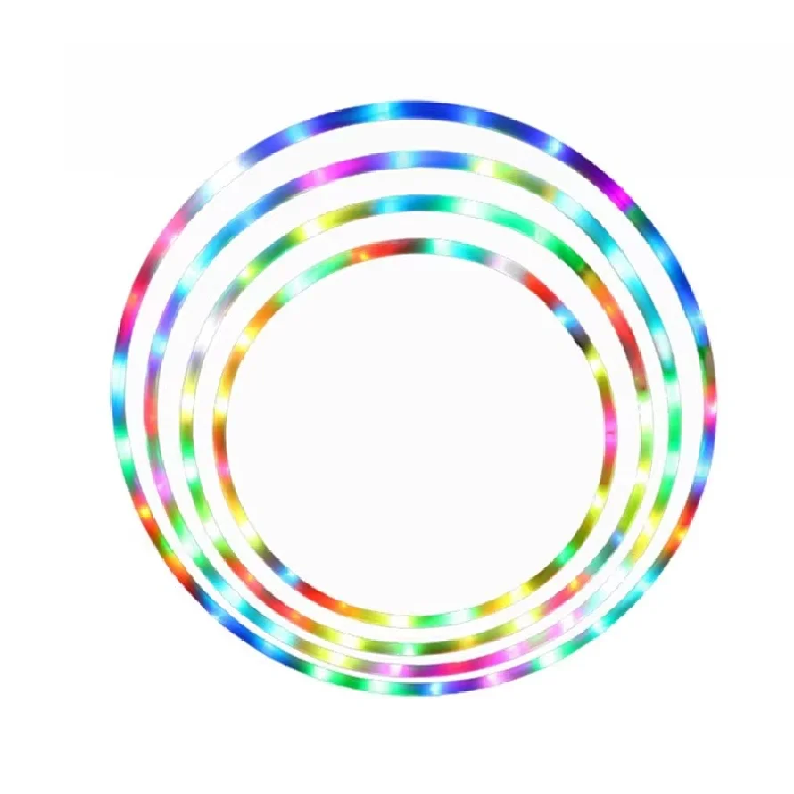 60cm 60cm LED Colorful Sports Hoops Lose Weight Fitness Circle Art Show Yoga Home Gym Workout Equipment for Women Kids Gift - Aliexpress Deal