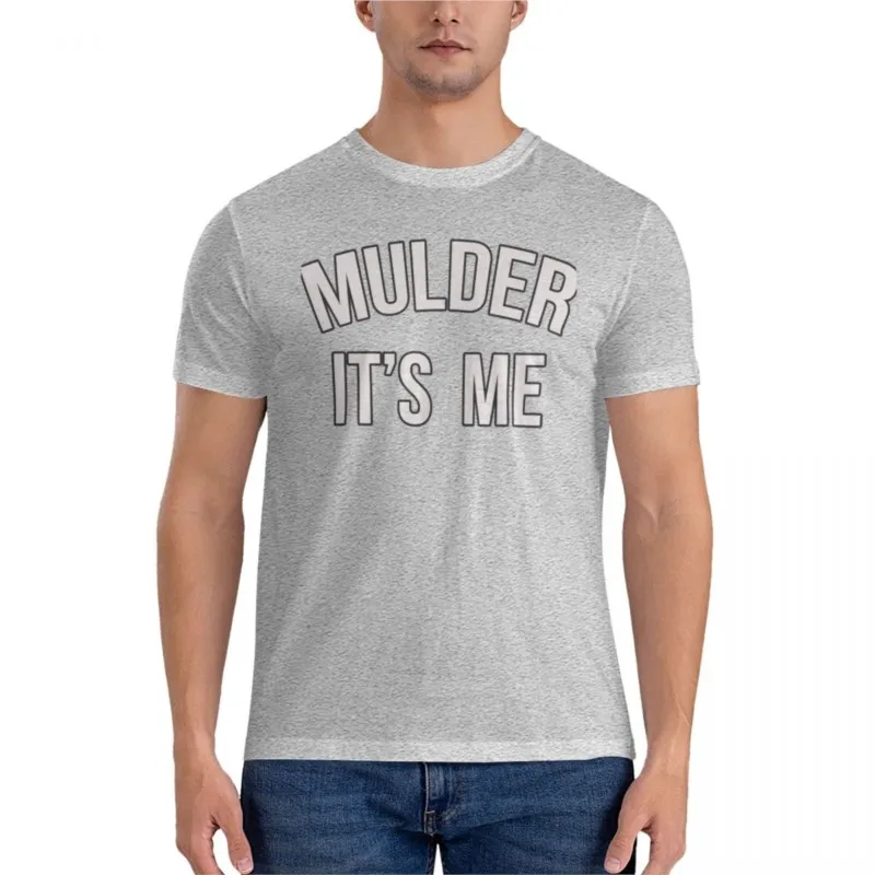 brand men cotton t-shirt Mulder, It's Me Essential T-Shirt custom t shirts T-shirt short