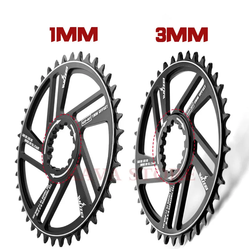 WUZEI MTB Bike Mountain Bike 30T/32T/34T/36T/38T/40T Crown bicycle chainring X9 XX1 X0 X01 Crankset Bike Part