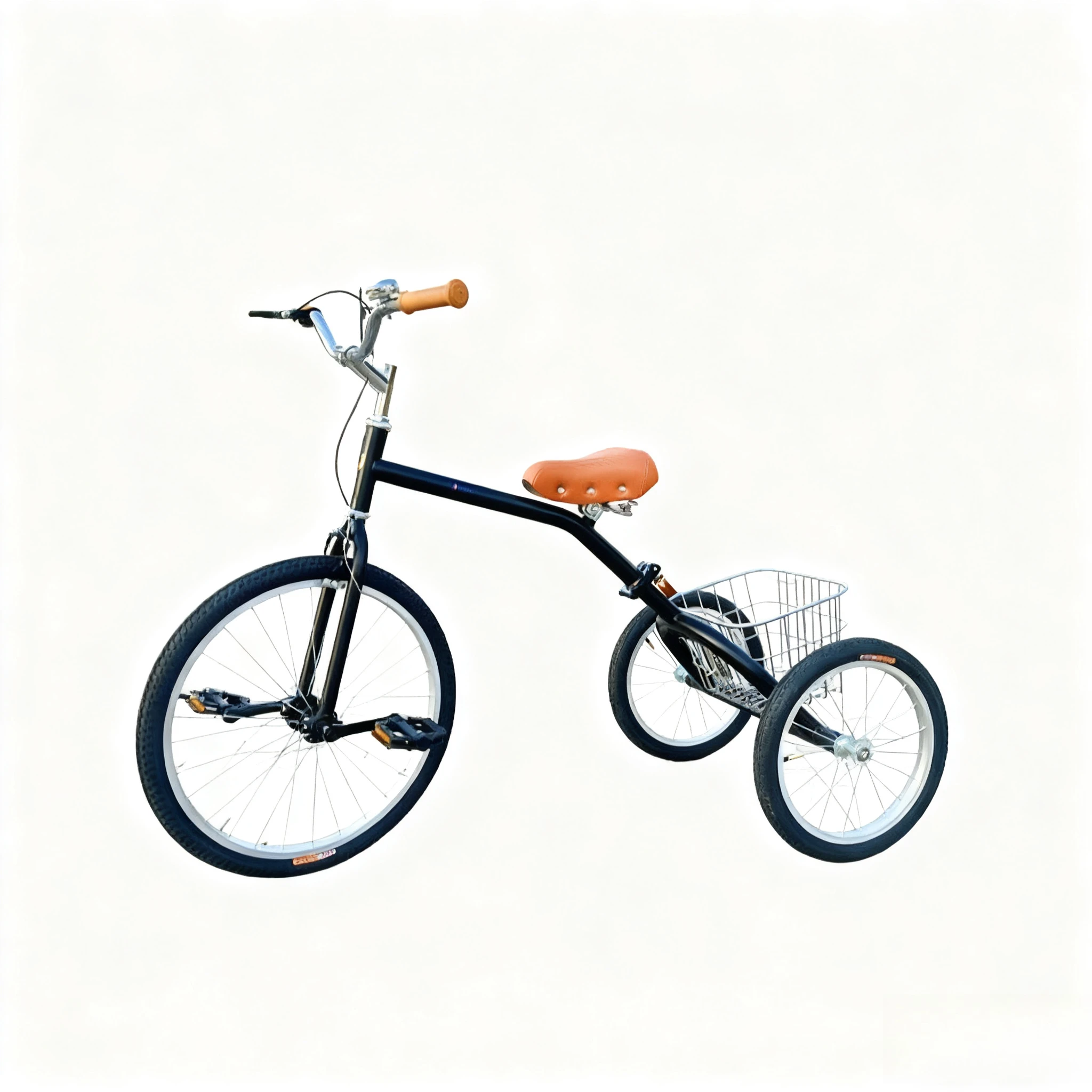 

Adult leisure outdoor folding tricycle retro light exercise car Internet celebrity walking shopping cart