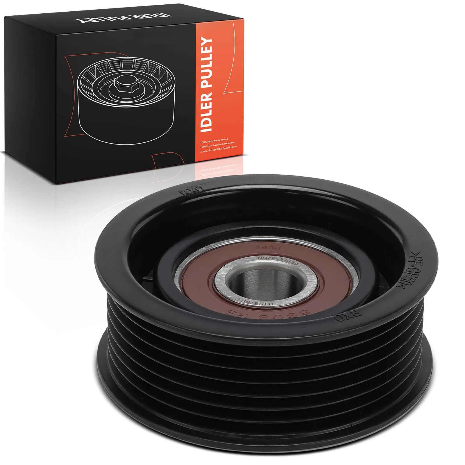 Poulie de guidage de poulie de déraillement Frankberg 1X pour Honda CR-V IV RM 2.4L, modèle 2012 et ultérieurs