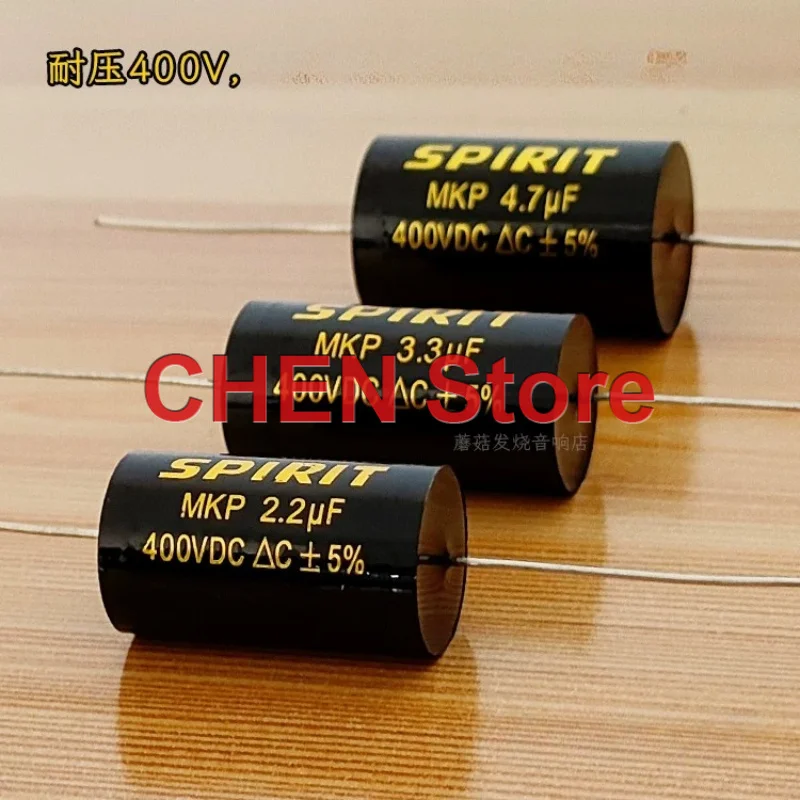 2PCS original NOVO SPIRIT MKP 400V 1UF-12UF Divisor de frequência de buzina, capacitor axial de polipropileno, frete grátis