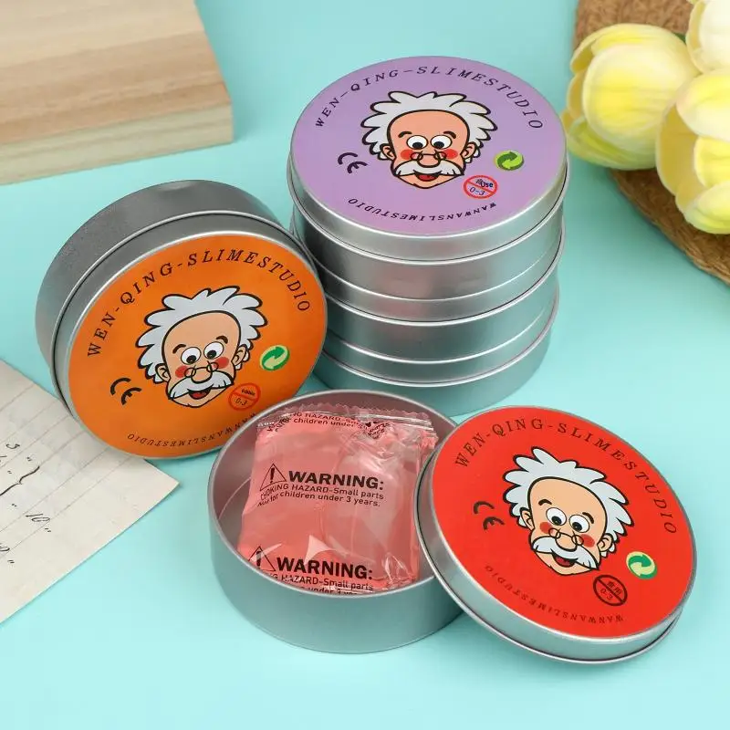 Lama de vidro líquido colorido slime alívio do estresse brinquedos antiaderente mão cristal lama brinquedo de descompressão para crianças adultos presente