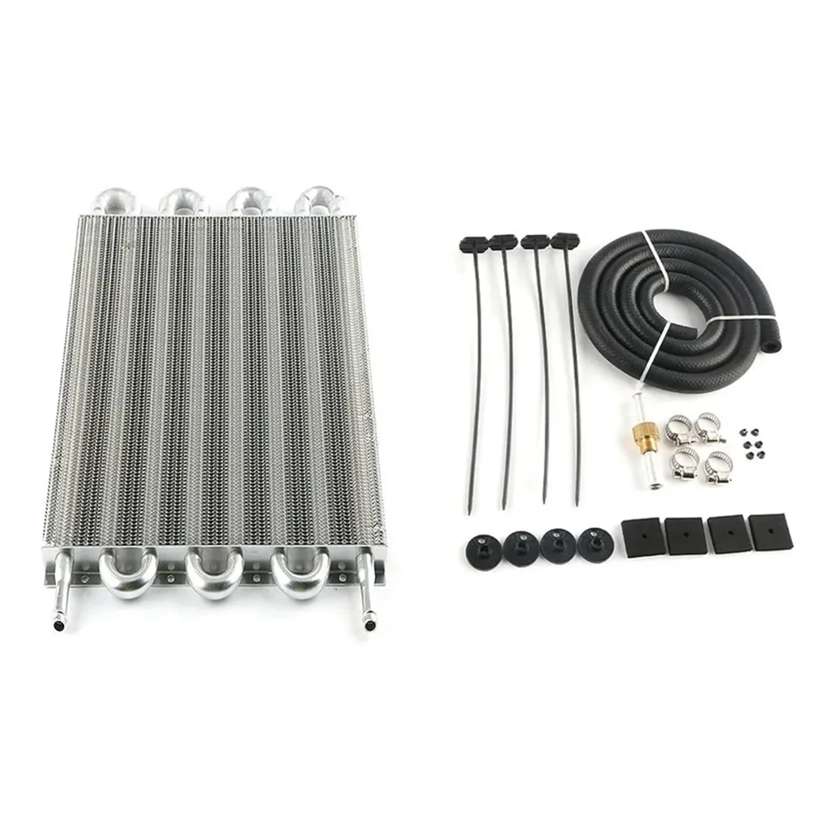 Engine Oil Cooling Transmission Radiator,8 Row Rear-Differential Cooling System Auto-Manual Car Condenser