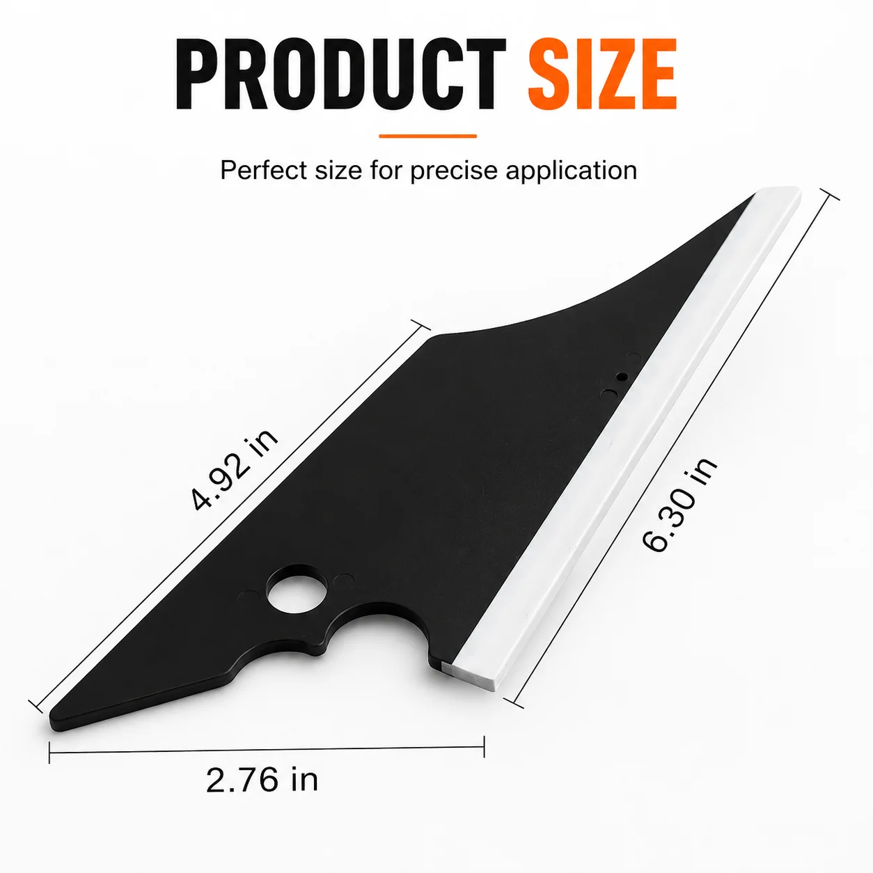Fish Shape Window Tint Squeegee Rubber Edge Scraper Car Vinyl Wrap Film Install Tool Water Wiper for Auto Window Sticker