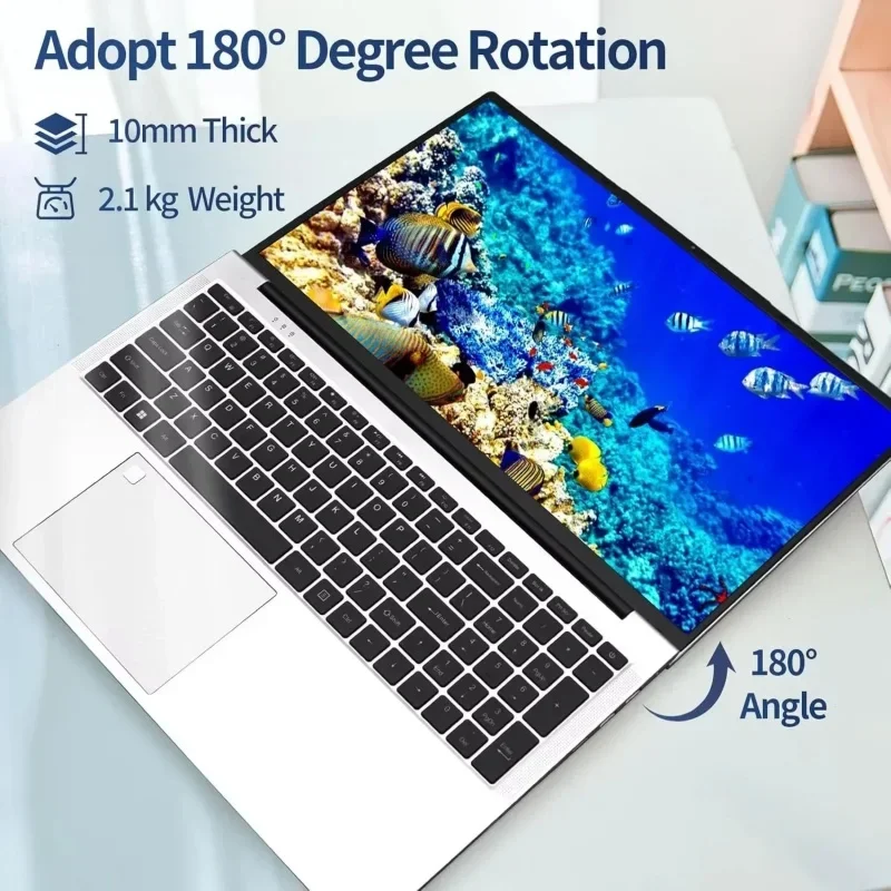 17.3'' Big HD Screen Laptop Intel 6500Y 32GB RAM 1TB/2TB SSD Win11 WiFi6 BT5.2 Portable Notebook for Office Daily Working Study