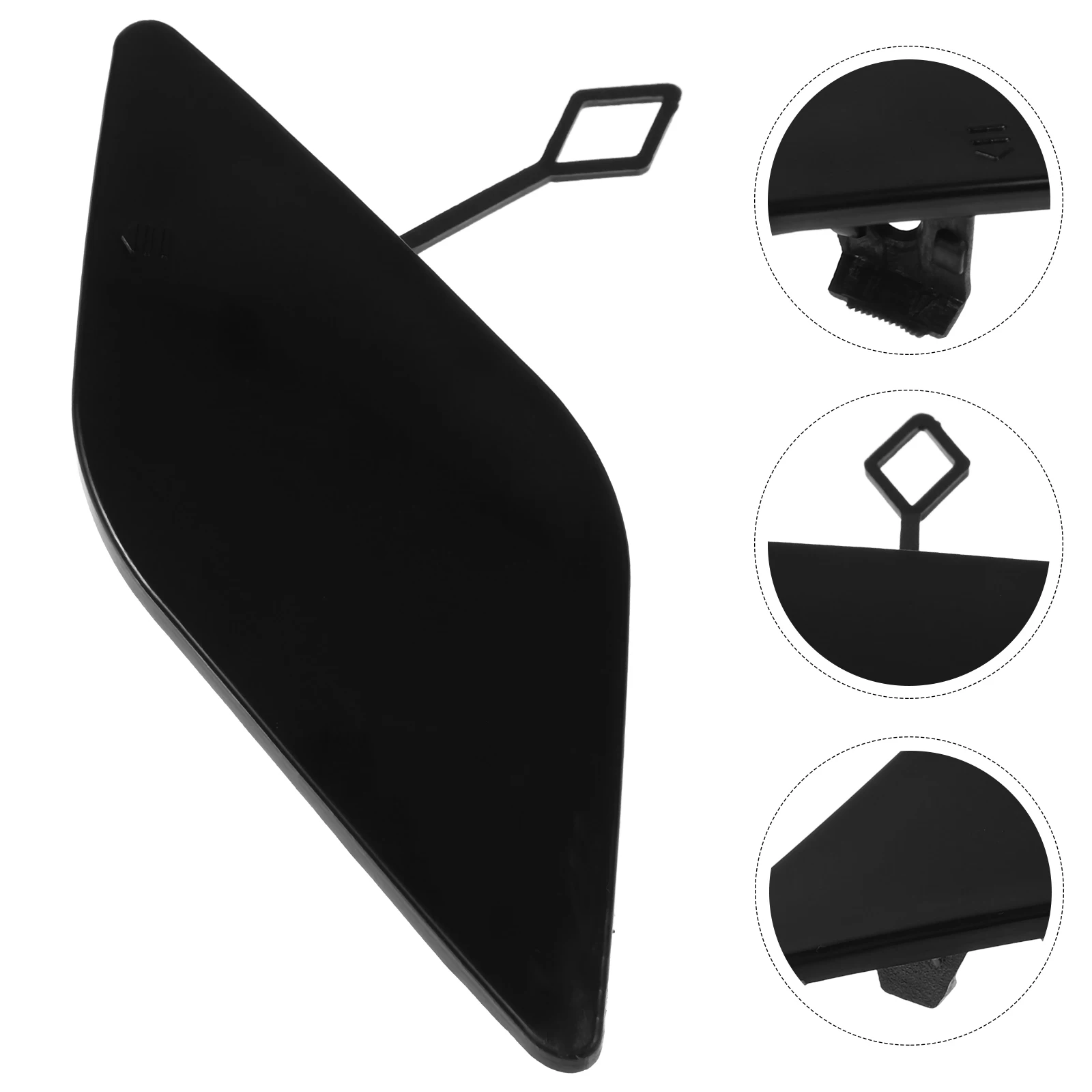 

Front Bumper Hook Cover Cap Trailer Protector Abs Material Tow Hook Cap Cover Compatible W212 Style Enhancement