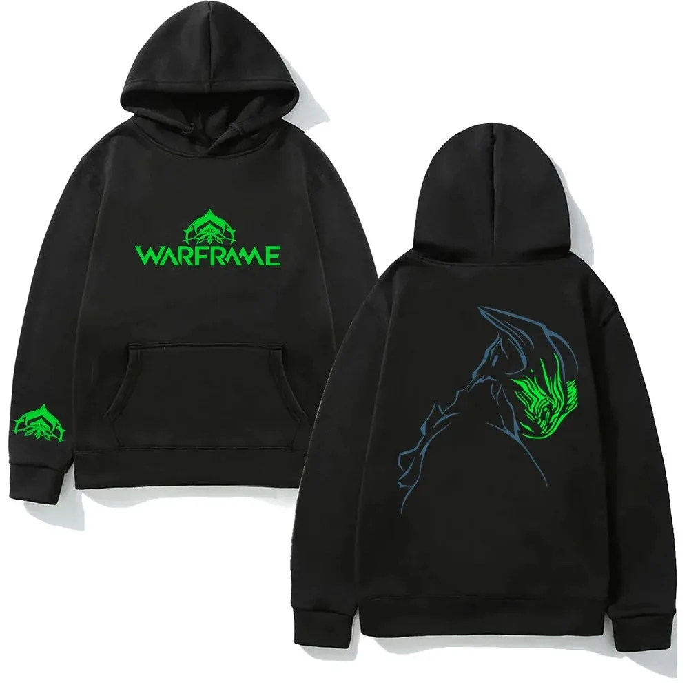 

Толстовка Warframe с капюшоном, флисовая, теплая, повседневная, с принтом, оверсайз, высокого качества, унисекс, для пар, стильная одежда, хит продаж, уличная мода, трендовая.