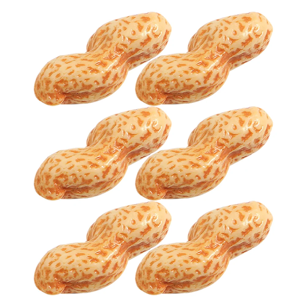 6 Pcs Artificial Kitchen Adornment Model Party Layout Decor Fake Craft Yellow Prop