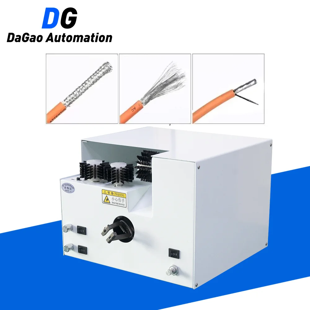 

DG Semi-Auto Wire Brush Twist Machine | Electric Cable Twisting Equipment | Small Wire Processing Tool