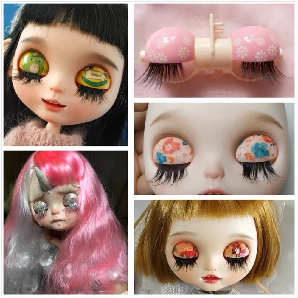 Cartoon Cloth Eyeskin Eyeskin Round Eye String DIY Three-dimensional Connection Rod