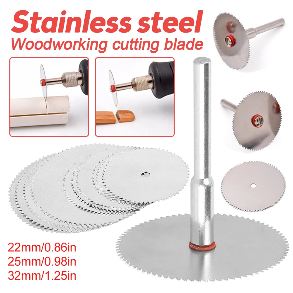 Mini Circular Saw Blade Hss Cutting Disc Rotating Drilling Tool Accessories For Wood Plastic And Aluminum PVC Pipe Cutting